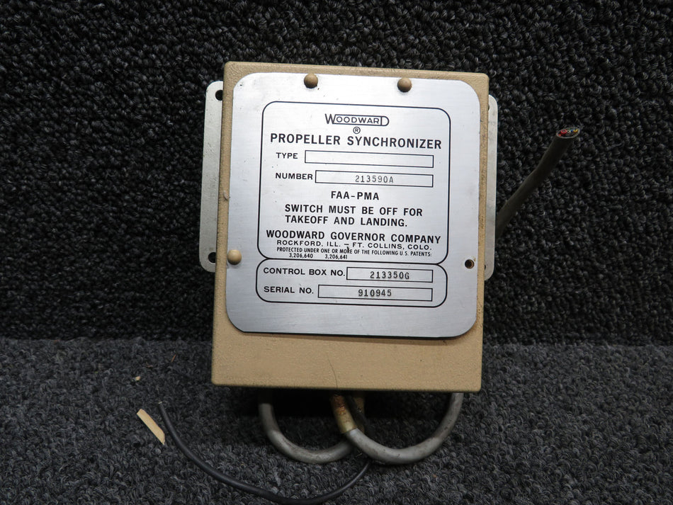 213590A, 213350G Woodward Propeller Synchronizer