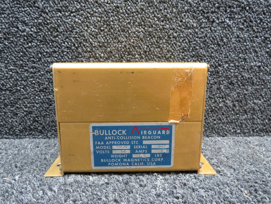 1000 Bullock Airguard Anti-Collision Beacon (Volts: 14)