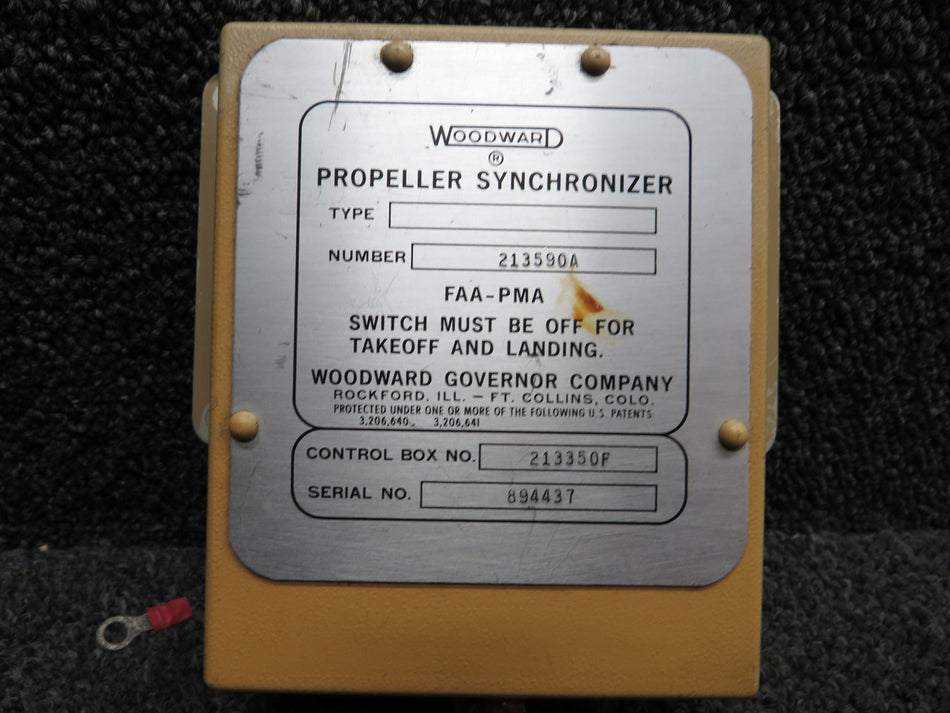 213590A, 213350F Woodward Propeller Synchronizer