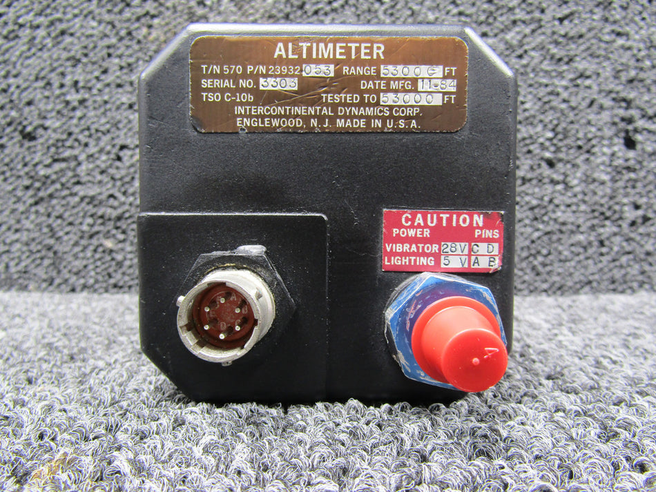 23932053 Intercontinental Dynamics Altimeter with Modifications (Volts:28)