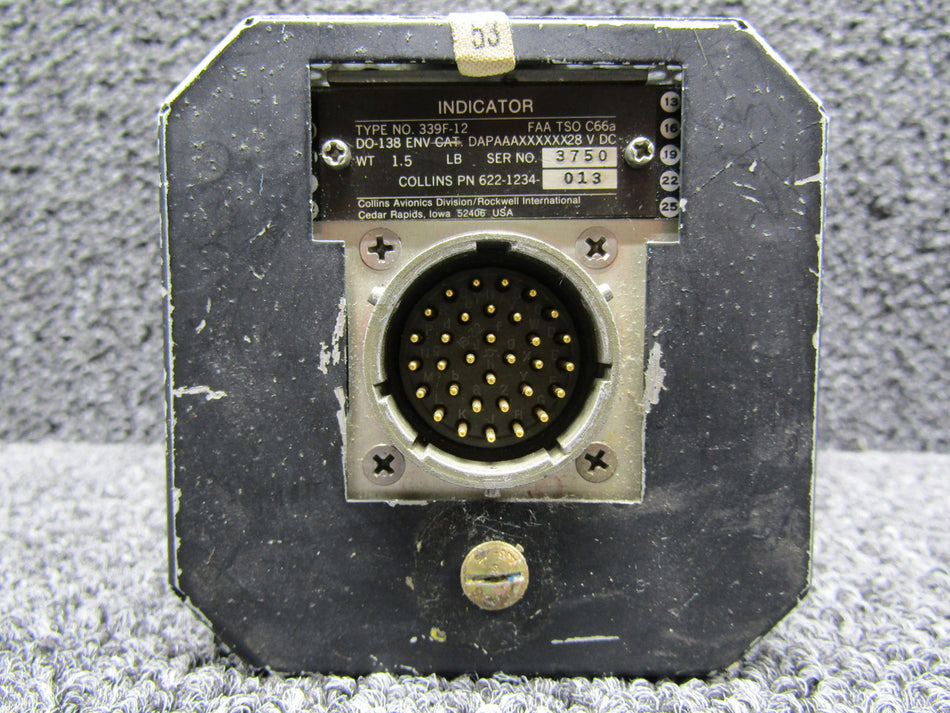 622-1234-013 Collins 339F-12 DME Indicator