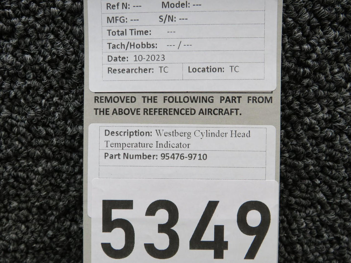 Westberg 95476-9710 Westberg Cylinder Head Temperature Indicator