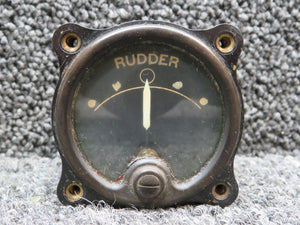 1412B Lear Aircraft Rudder Trim Indicator