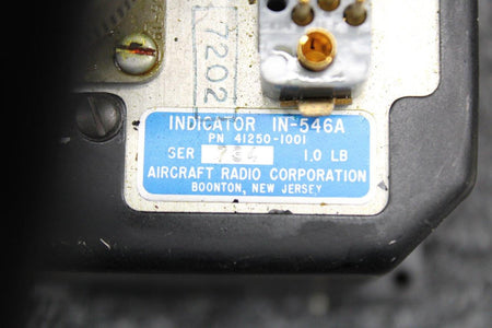 Aircraft Radio Corp  41250-1001 Aircraft Radio Corp IN-546A ADF Indicator