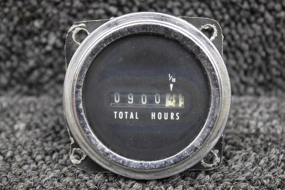 Stewart-Warner 3-9330 Stewart Warner Hobbs Meter Indicator (Hours: 900.4) (Volts: 4-40)