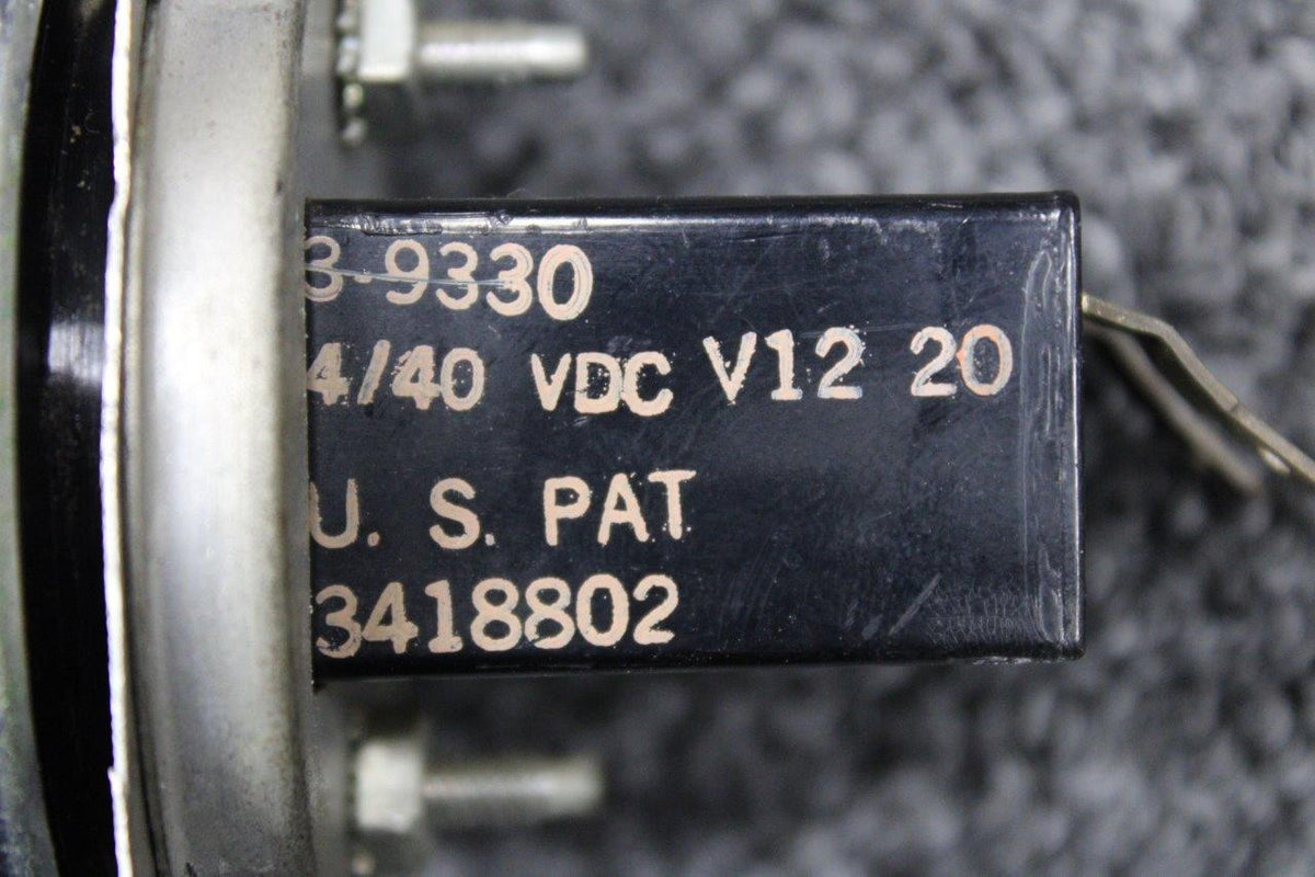 Stewart-Warner 3-9330 Stewart Warner Hobbs Meter Indicator (Hours: 900.4) (Volts: 4-40)