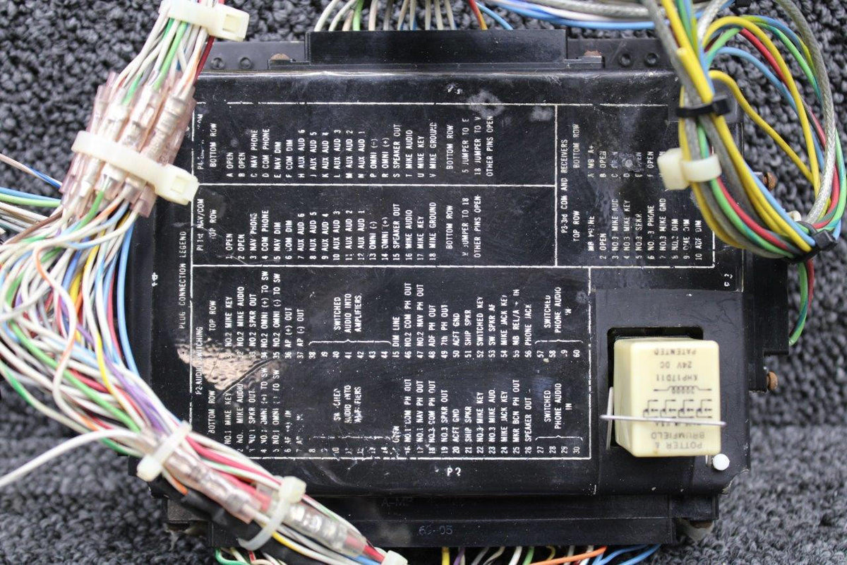 Cessna Aircraft Parts 0570079-3 (Alt: 0570079-1) Cessna T337G Audio Panel Switch Board