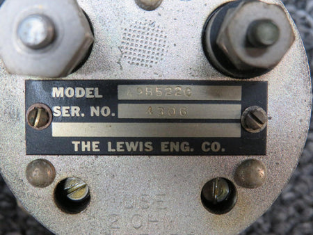 Lewis 49B522C Lewis Engine Temperature Indicator (Broken Glass)