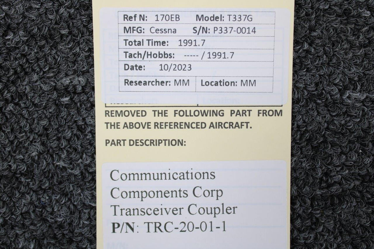 Communication Components TRC-20-01-1 Communications Components Corp Transceiver Coupler