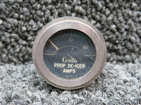 Cessna Aircraft Parts CM2906-1 Cessna Propeller De-Ice Ammeter Indicator (Volts: 0-20)