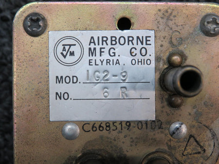 Airborne 1G2-9 (Alt: C668519-0102) Airborne Suction Indicator