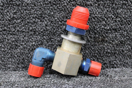 Cessna Aircraft Parts 1516219-1 Cessna T337G Fuel Line Reducer Tee LH