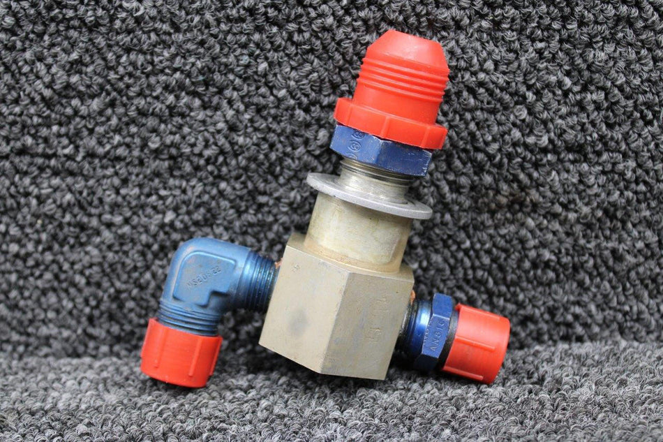 Cessna Aircraft Parts 1516219-1 Cessna T337G Fuel Line Reducer Tee LH
