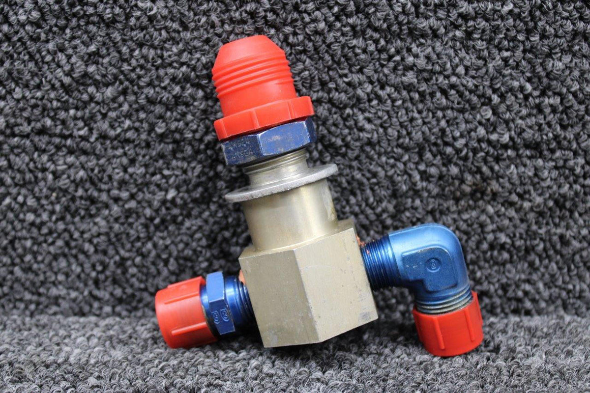 Cessna Aircraft Parts 1516219-1 Cessna T337G Fuel Line Reducer Tee LH