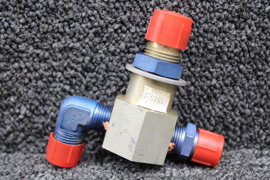 Cessna Aircraft Parts 1516219-2 Cessna T337G Fuel Line Reducer Tee RH