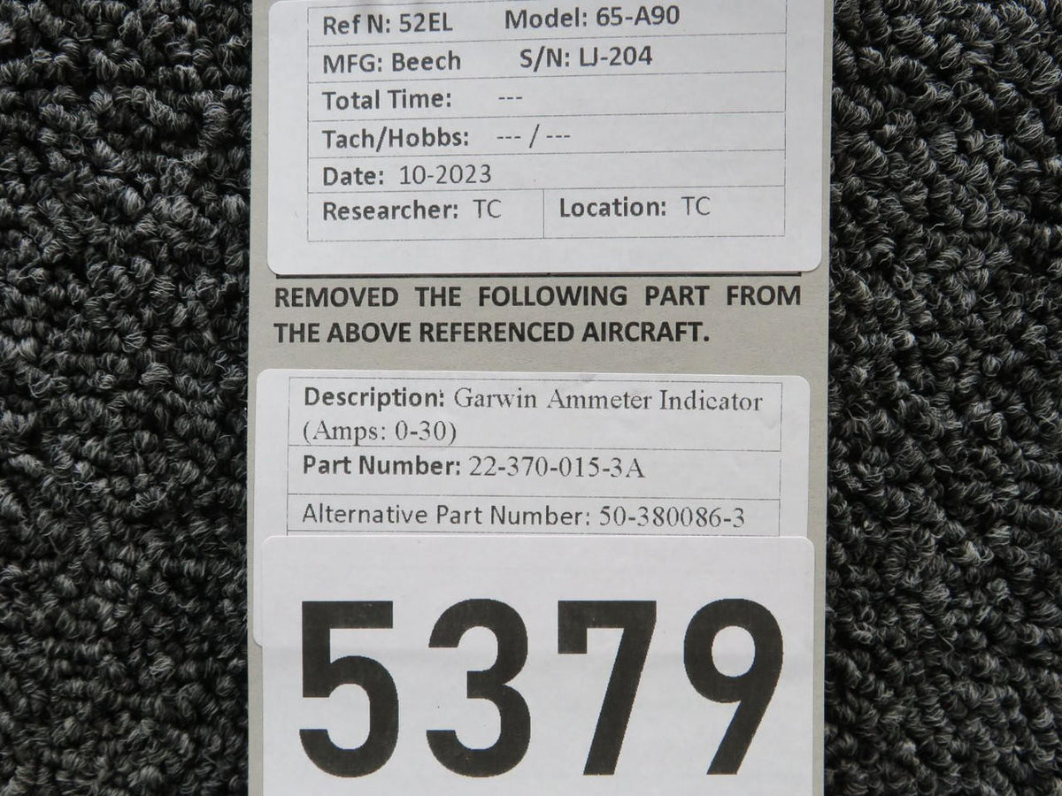 Garwin 22-370-015-3A (Alt: 50-380086-3