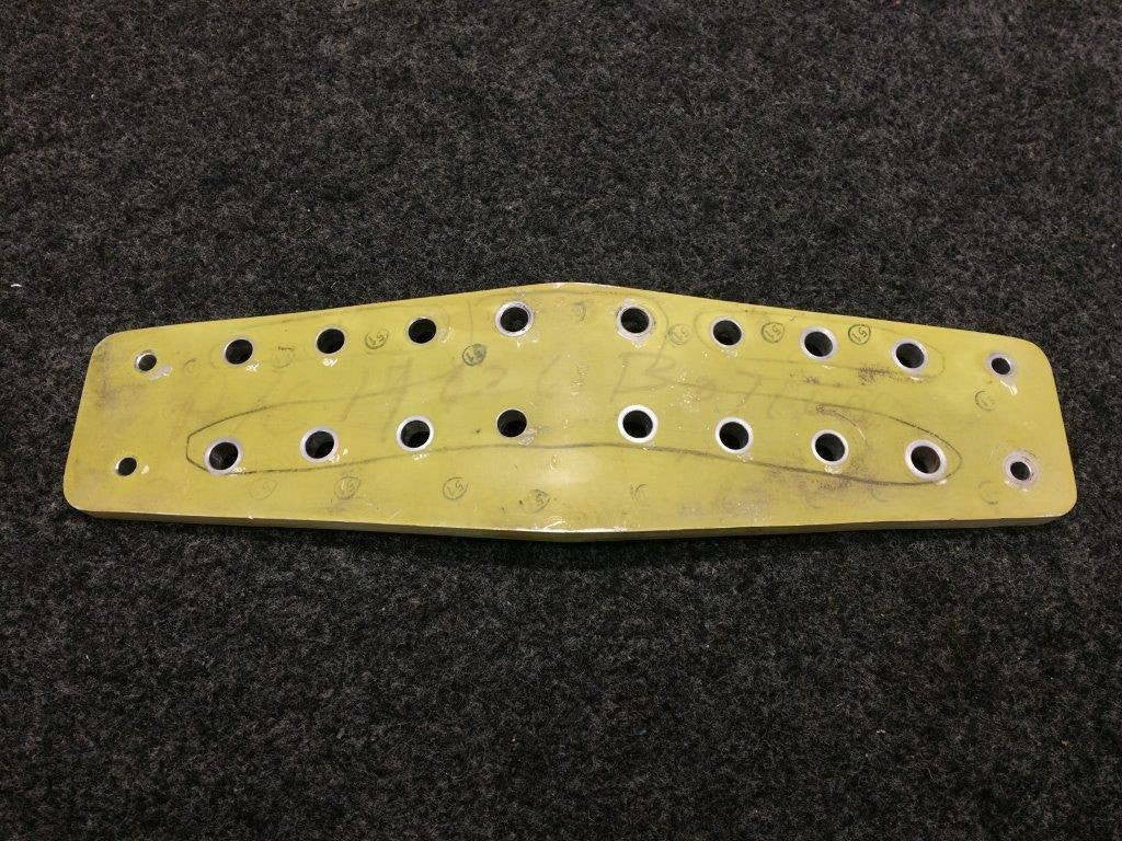 42292-3 Rockwell 114 Wing Splice Lower BAS Part Sales | Airplane Parts