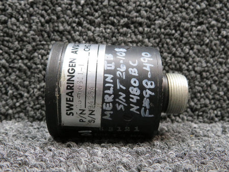 Swearingen 26-66311-1 Swearingen Aviation Fuel Flow Indicator (0-500 lbs per hour)