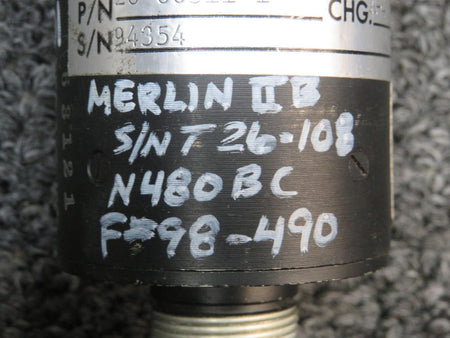 Swearingen 26-66311-1 Swearingen Aviation Fuel Flow Indicator (0-500 lbs per hour)