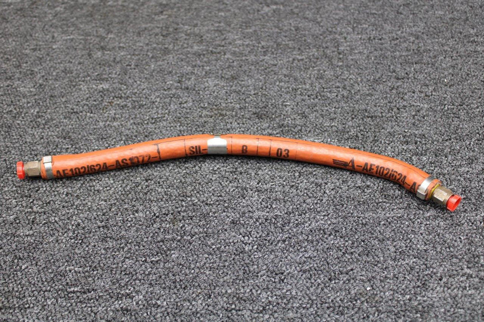 Aeroquip 624000-4-0163 Aeroquip Oil Hose (Length: 16.375”)