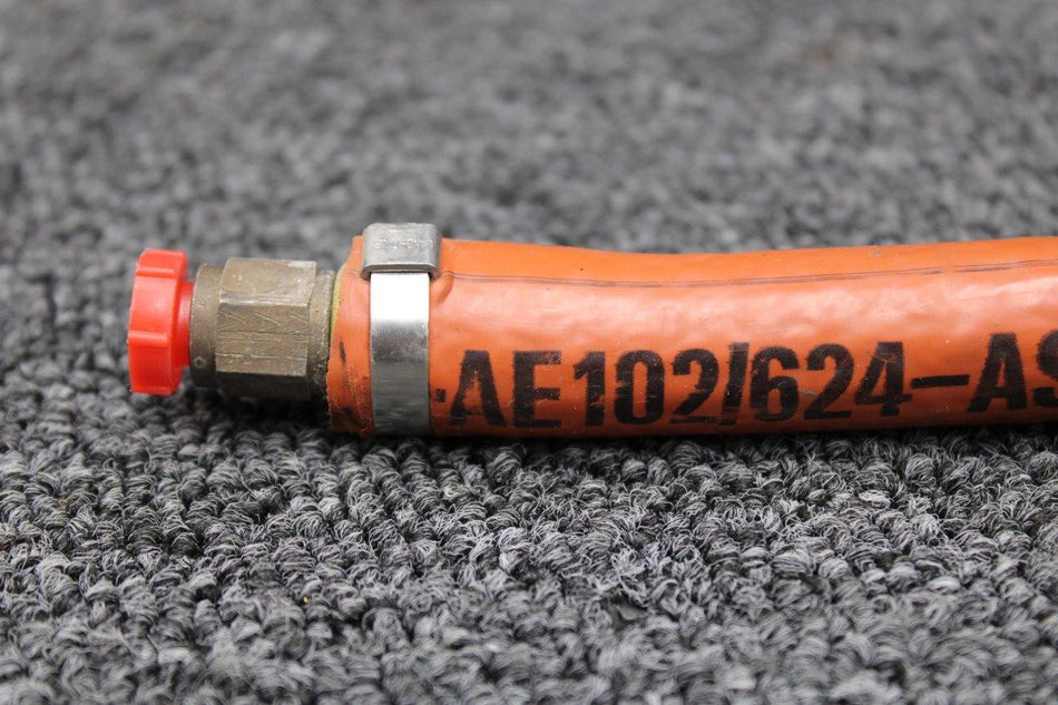 Aeroquip 624000-4-0163 Aeroquip Oil Hose (Length: 16.375”)