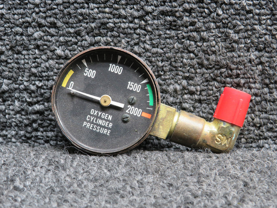 C166010-0101 Cessna T337G Oxygen Cylinder Pressure Indicator