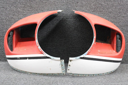 Cessna Aircraft Parts 1552170-1, 1552170-2 Cessna T337G Forward Engine Nose Cap Set LH and RH