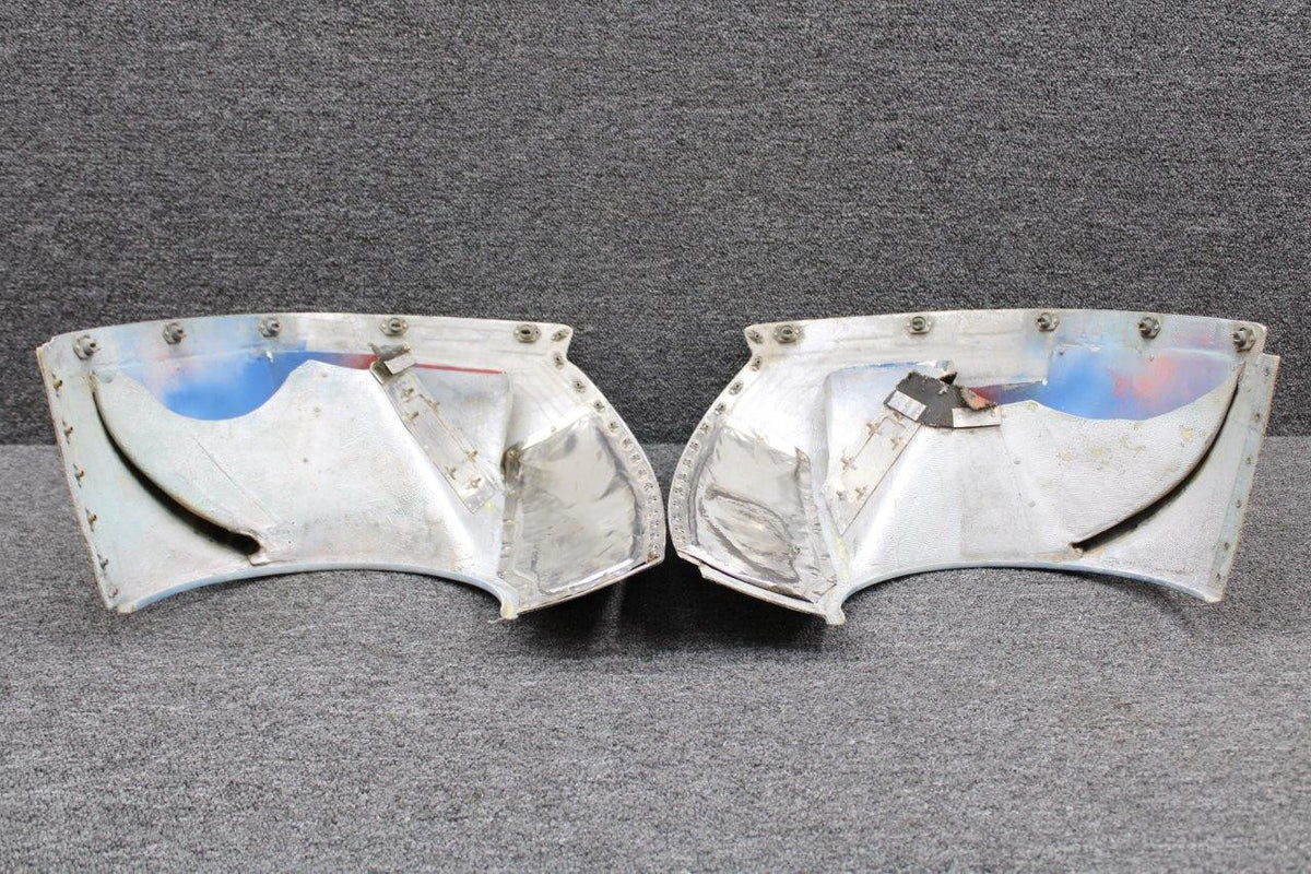 Cessna Aircraft Parts 1552170-1, 1552170-2 Cessna T337G Forward Engine Nose Cap Set LH and RH