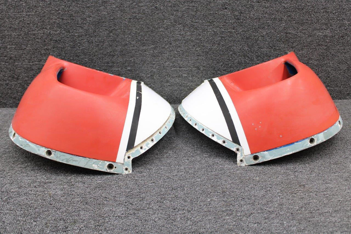 Cessna Aircraft Parts 1552170-1, 1552170-2 Cessna T337G Forward Engine Nose Cap Set LH and RH