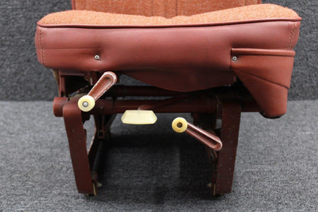 Cessna Aircraft Parts 1514232-12 Cessna T337G Pilot Infinite Adjust Seat Assembly (Rails: 10”)