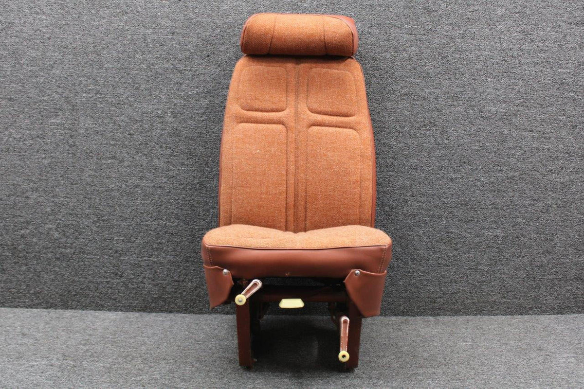Cessna Aircraft Parts 15414232-13 Cessna T337G Co-Pilot Infinite Adjust Seat Assembly (Rails: 10”)