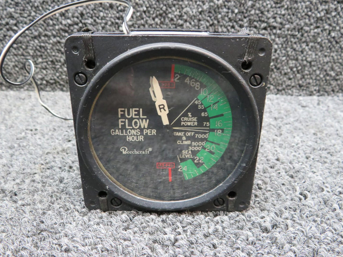 Edo-Aire 96-384069-1 (Alt: IU028-204-8) Edo-Aire Dual Fuel Flow Indicator (0-24 GPH)