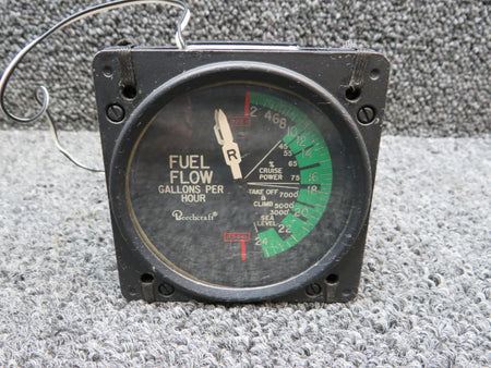 Edo-Aire 96-384069-1 (Alt: IU028-204-8) Edo-Aire Dual Fuel Flow Indicator (0-24 GPH)