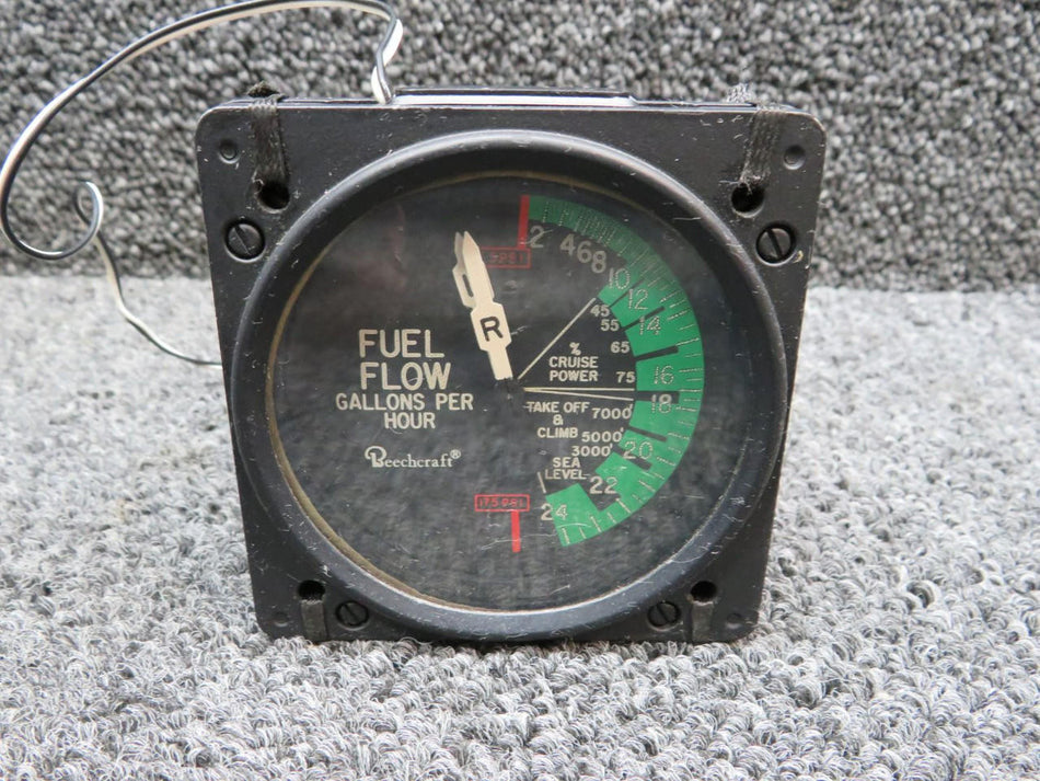 Edo-Aire 96-384069-1 (Alt: IU028-204-8) Edo-Aire Dual Fuel Flow Indicator (0-24 GPH)