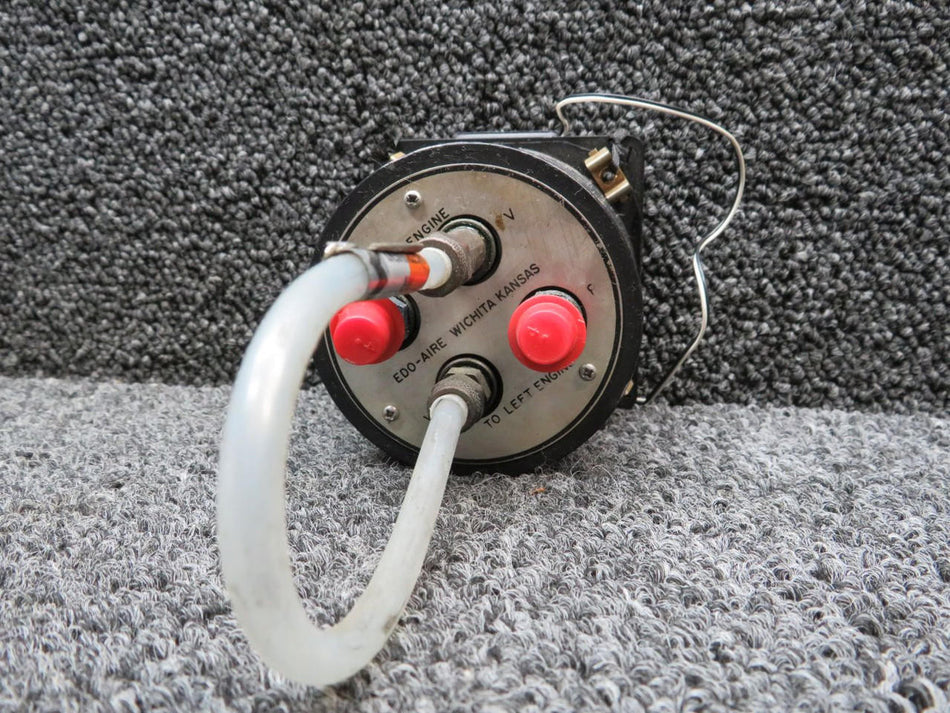 Edo-Aire 96-384069-1 (Alt: IU028-204-8) Edo-Aire Dual Fuel Flow Indicator (0-24 GPH)