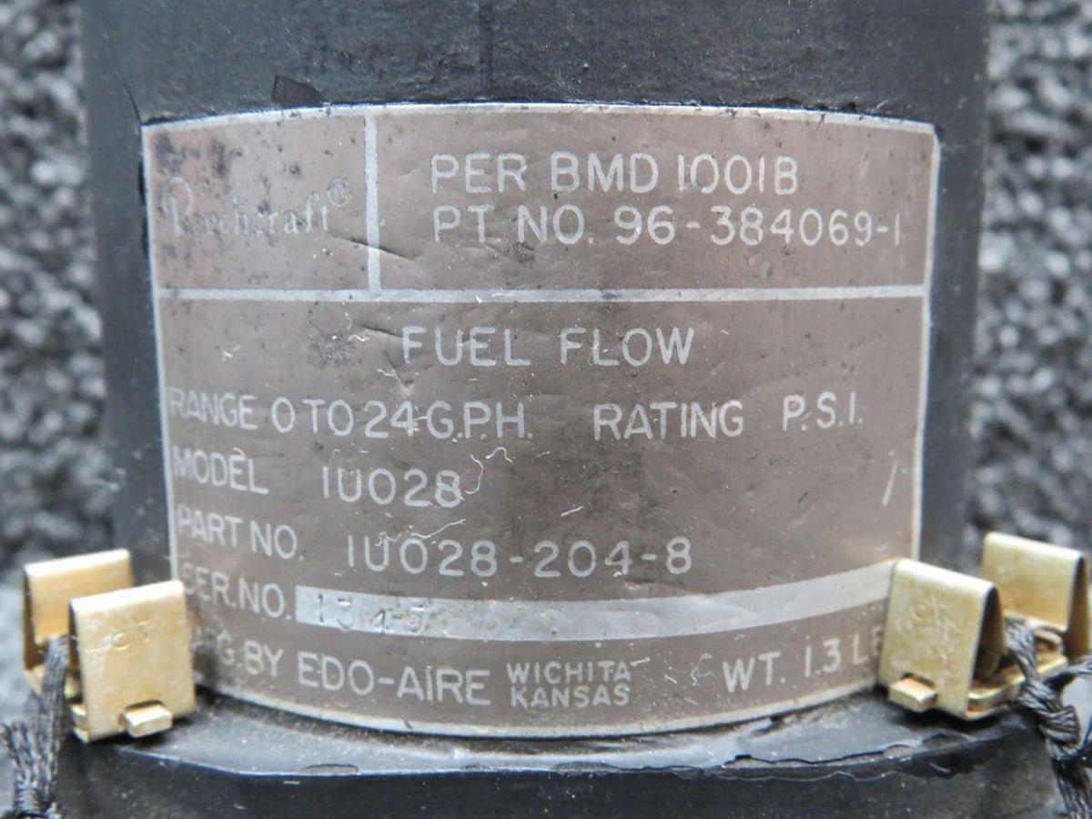 Edo-Aire 96-384069-1 (Alt: IU028-204-8) Edo-Aire Dual Fuel Flow Indicator (0-24 GPH)