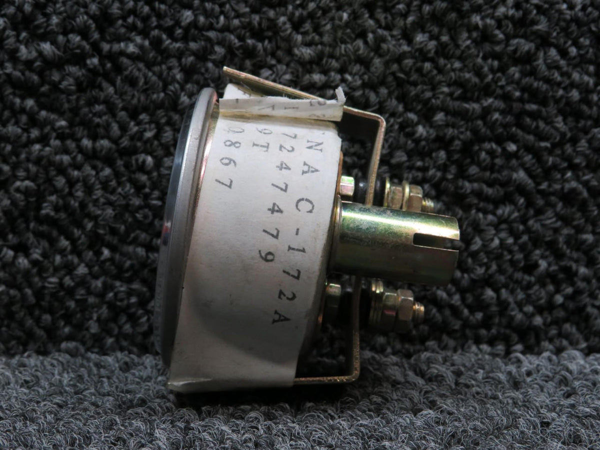 Airborne Cessna C-172A Ammeter Indicator (Amps: -60 to 60)