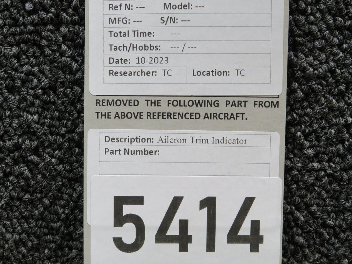 Does Not Apply Aileron Trim Indicator