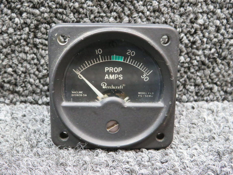 Wacline FLD1-B20828-3A (Alt: 50-380086-3) Wacline Propeller Ammeter Indicator