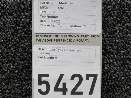 Does Not Apply Type J-1 Ammeter Indicator