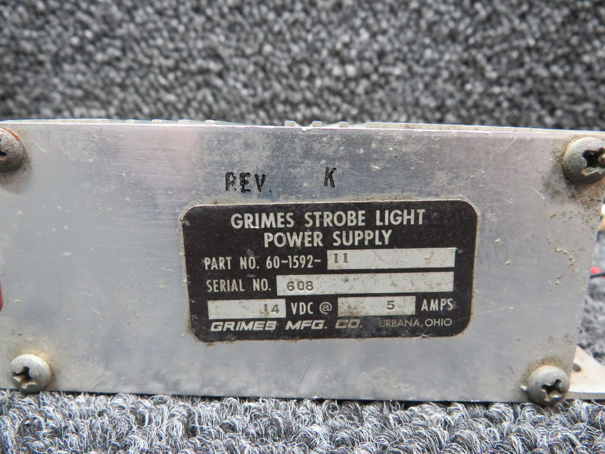 Grimes 60-1592-11 Grimes Strobe Light Power Supply