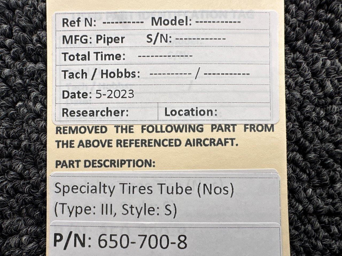 specialty tires of america 650-700-8 Specialty Tires Inner Tube (New Old Stock)