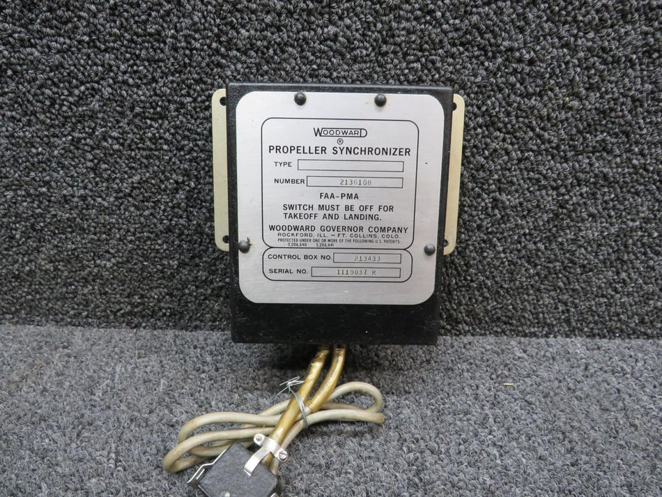 Woodward 213610B Woodward 213433 Propeller Synchronizer