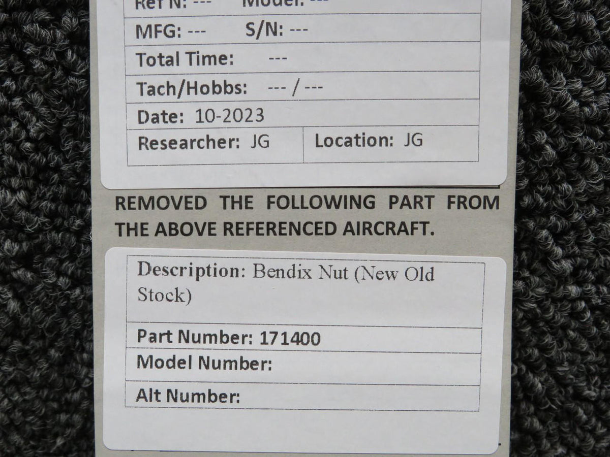 Bendix 171400 Bendix Nut (New Old Stock)