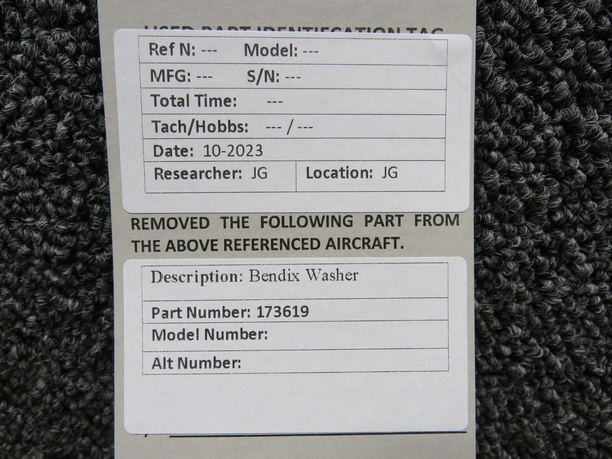 Bendix 173619 Bendix Washer (New Old Stock)