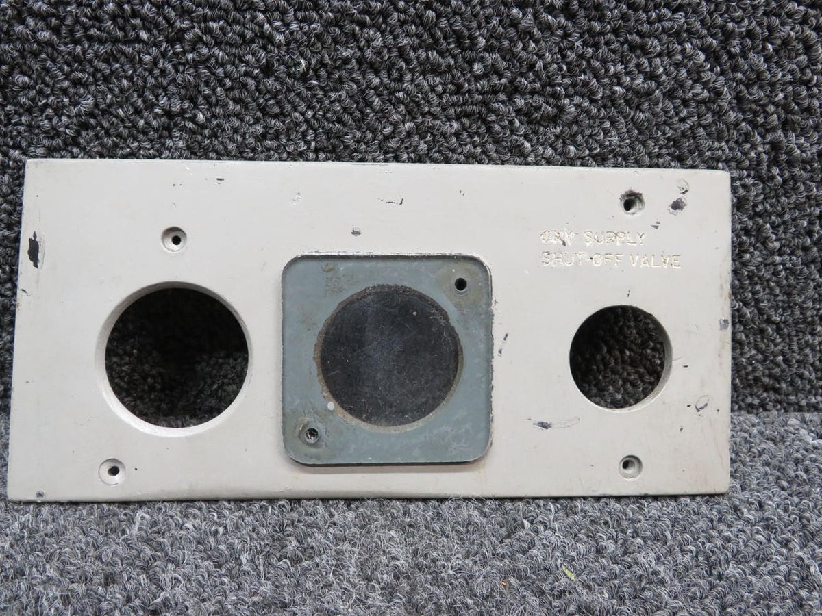 Does Not Apply 159FP10028-158 Oxygen Supply Shut Off Valve Front Panel
