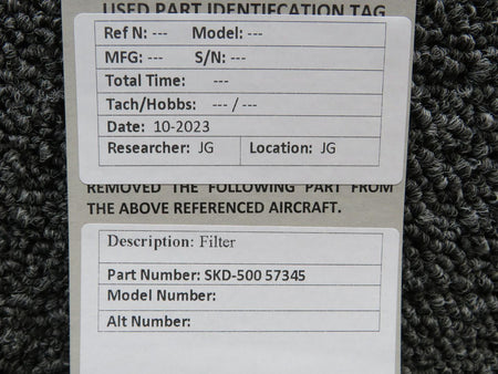 Does Not Apply SKD-500 57345 Filter (New Old Stock)
