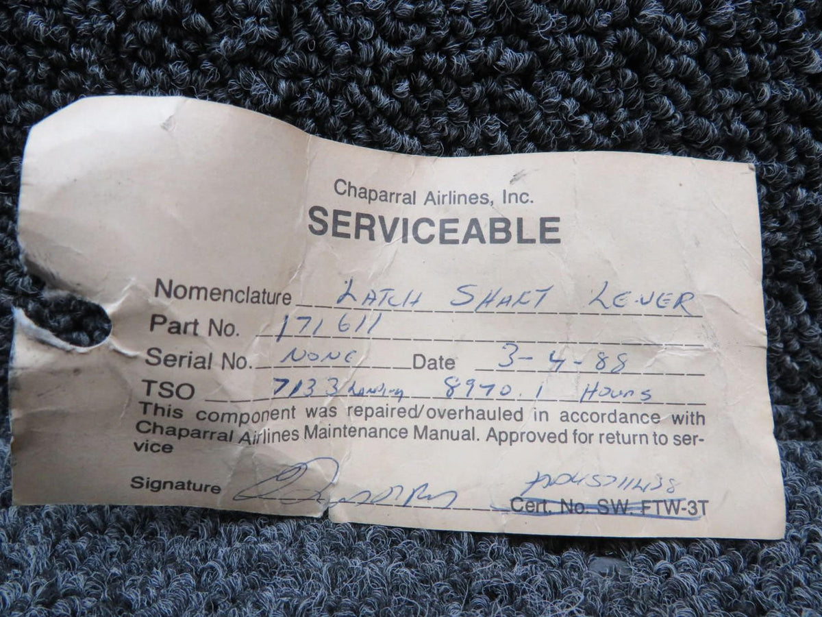 Does Not Apply 171611 Latch Shaft Lever