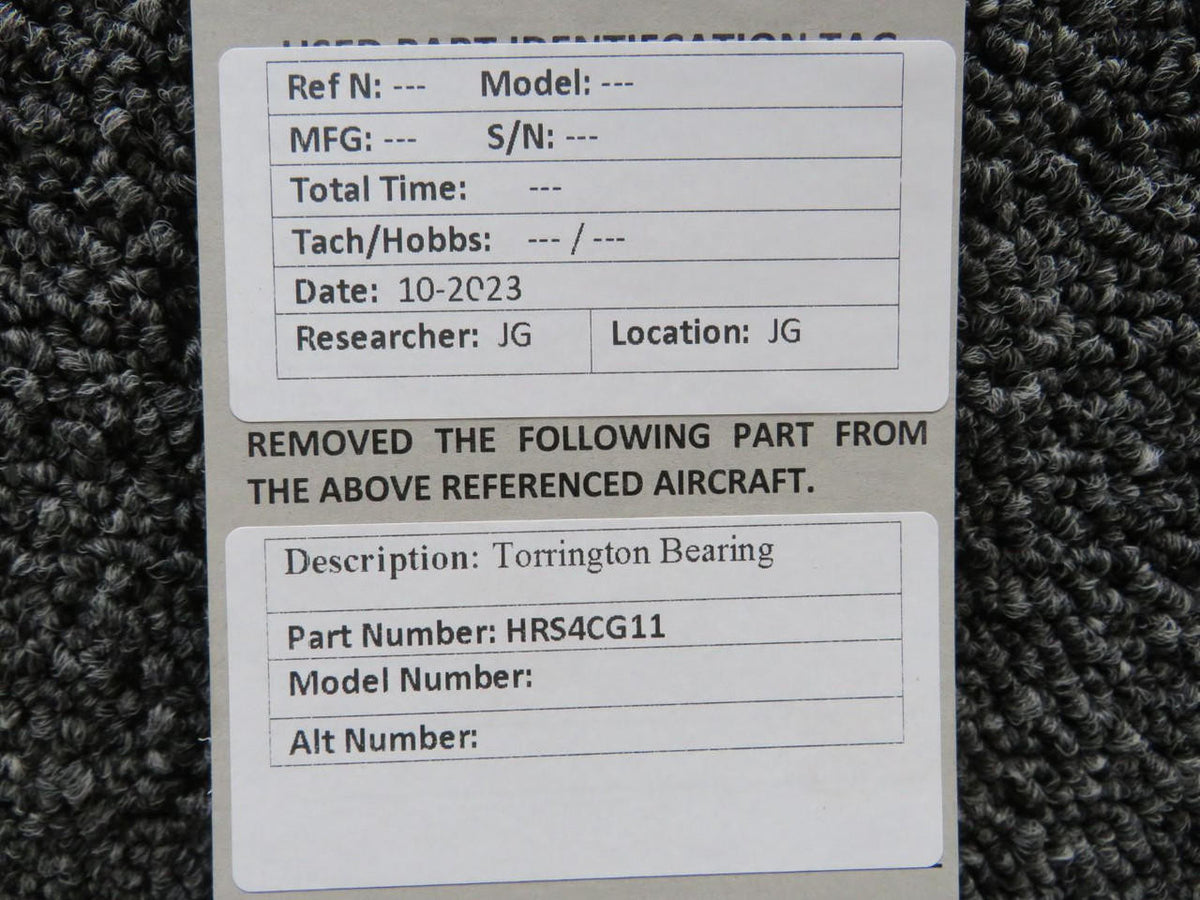 torrington HRS4CG11 Torrington Bearing (New Old Stock)