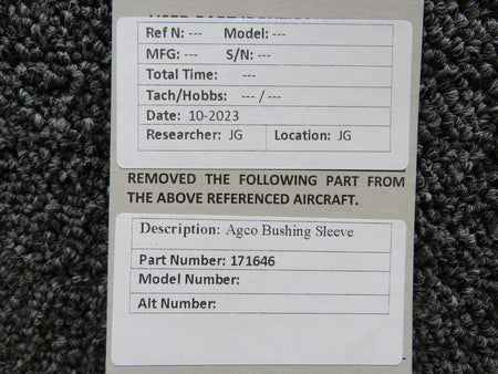 Agco 171646 Agco Bushing Sleeve (New Old Stock)